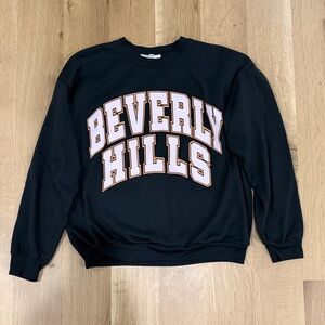 Project Social T Blackish/Blue Beverly Hills Sweatshirt. Size XS/S